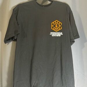 Crooks & Castles Black and Orange Tee